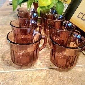 Forte Crisa Mexico Amethyst Mugs set of 8